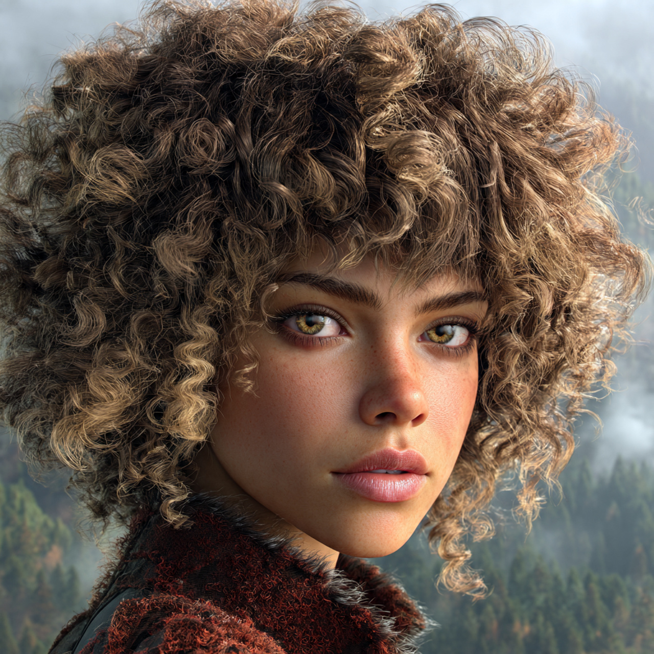 hyper detailed portrait of a woman with