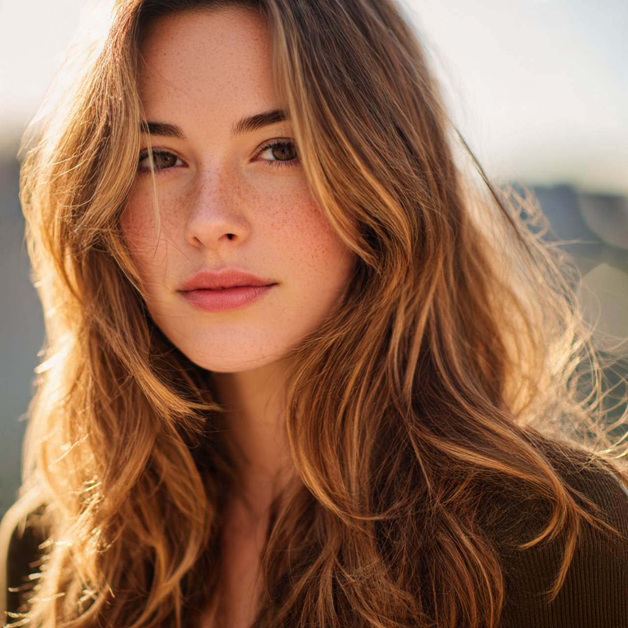 lifestyle portrait of a woman with natural