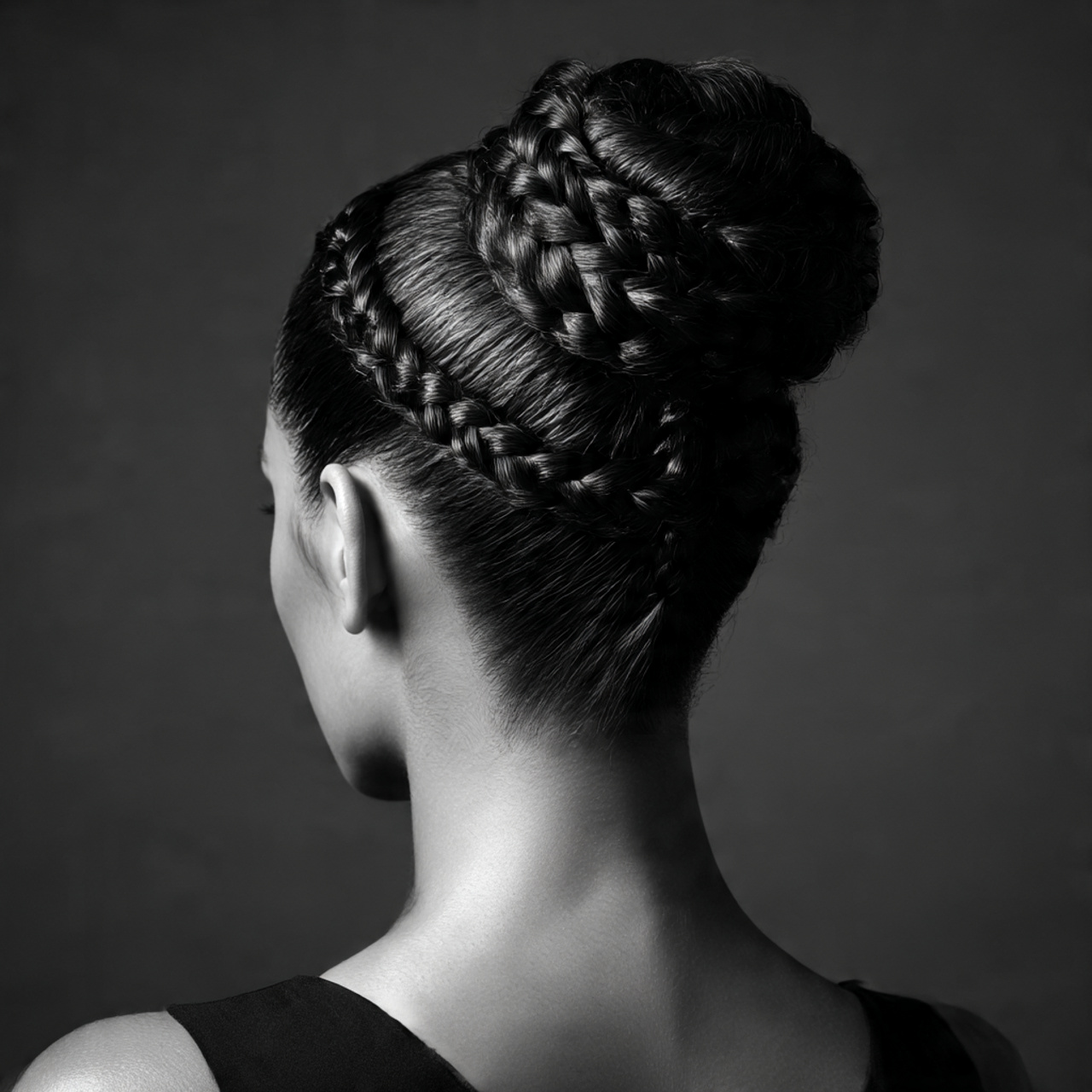 Long Hair Undos: 25 Elegant Styles to Elevate Your Look 10 long hair styled into two braids starting