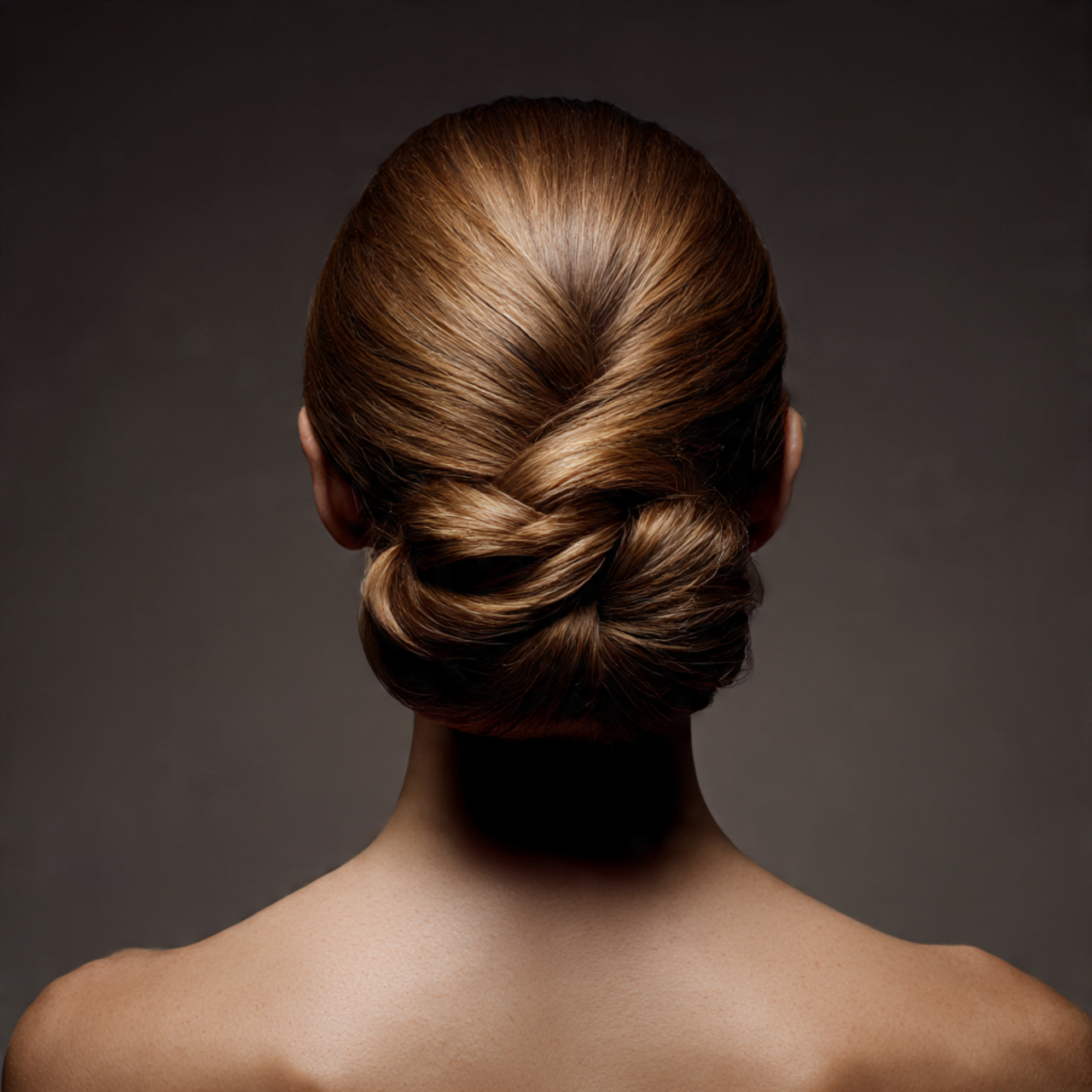 Long Hair Undos: 25 Elegant Styles to Elevate Your Look 20 long hair twisted into a figure eight pattern