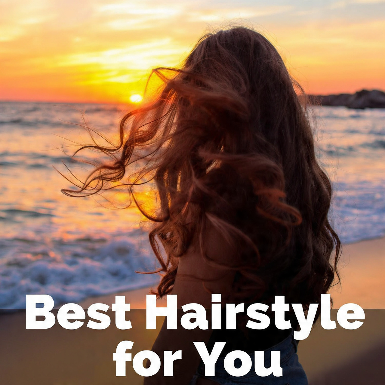 medium shot of a woman with naturally wavy