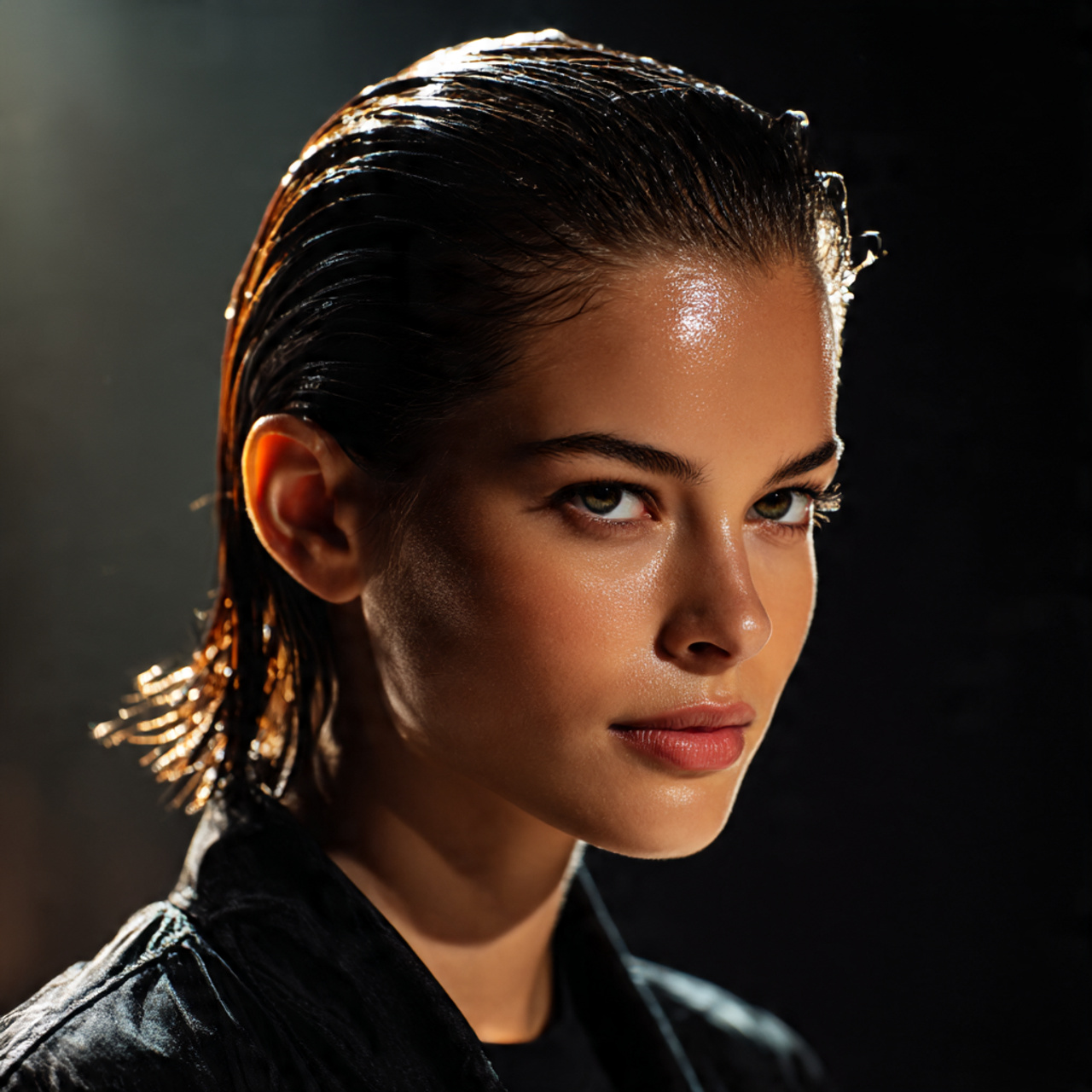 Best 30 Homecoming Hairstyles—Updos, Braids & Waves 15 modern slicked back wet hairstyle ultra glossy shine