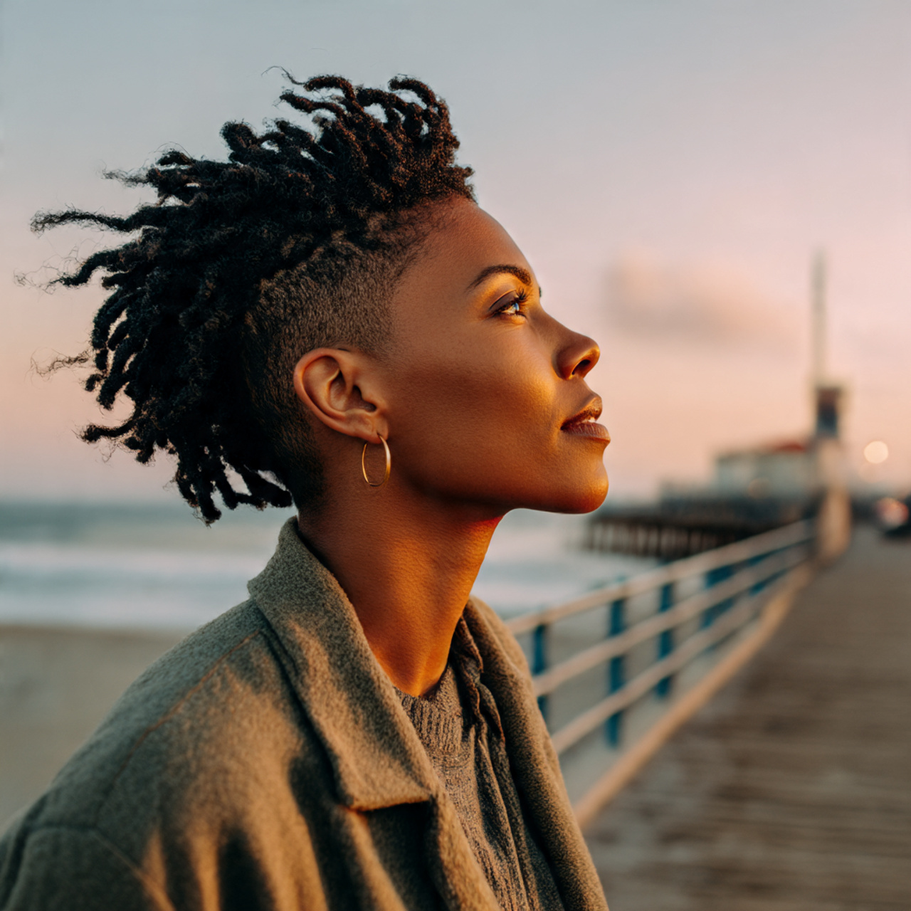 20 Trending Loc Styles Short Hair Ideas You’ll Love 5 natural candid portrait of a stylish black