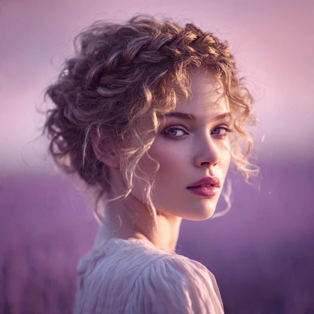 20 Stunning Valentines Hairstyles Ideas for a Romantic Date Night 15 natural realistic portrait of a woman with