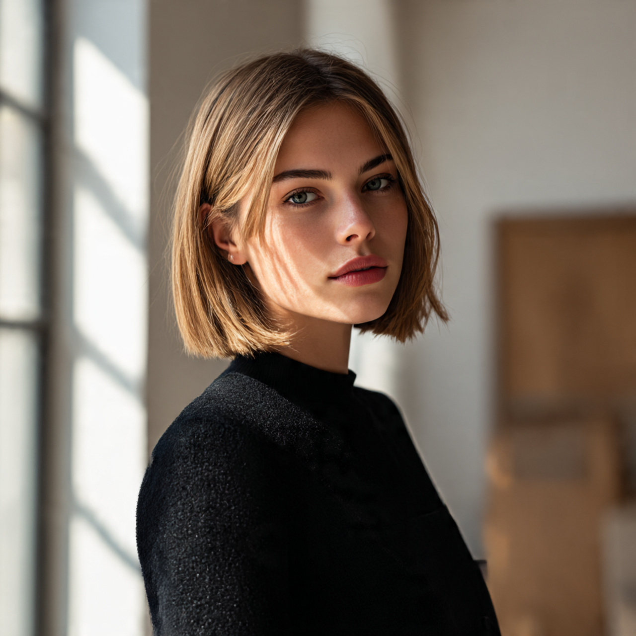 photorealistic image of a woman with a