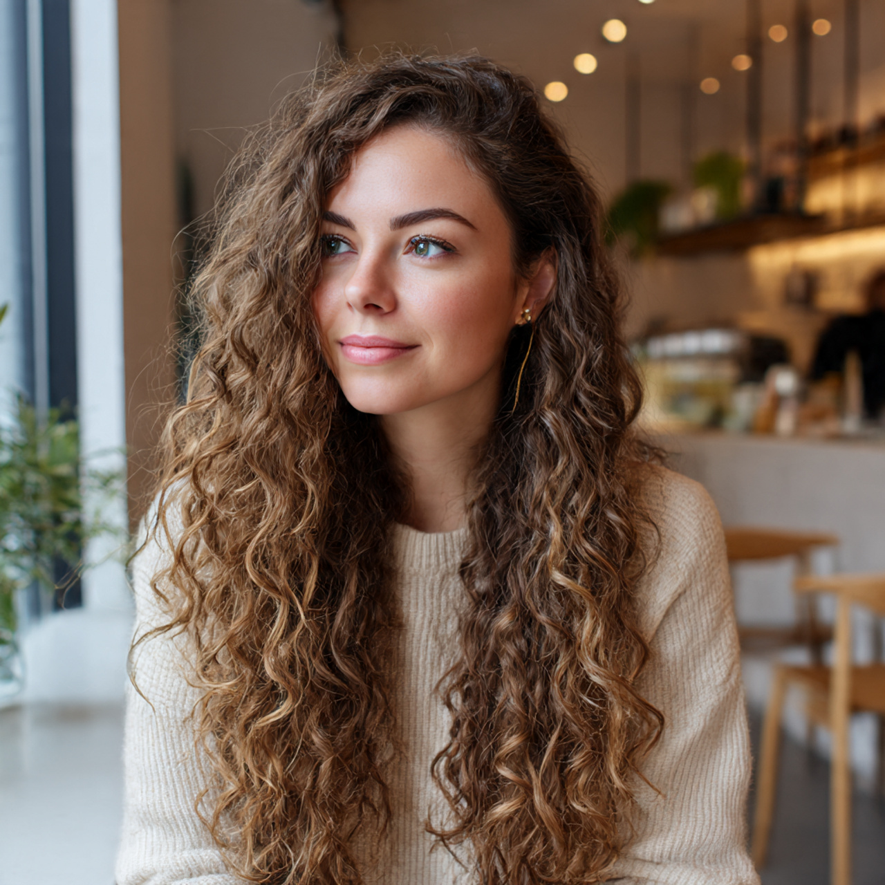 portrait of a stylish woman with an