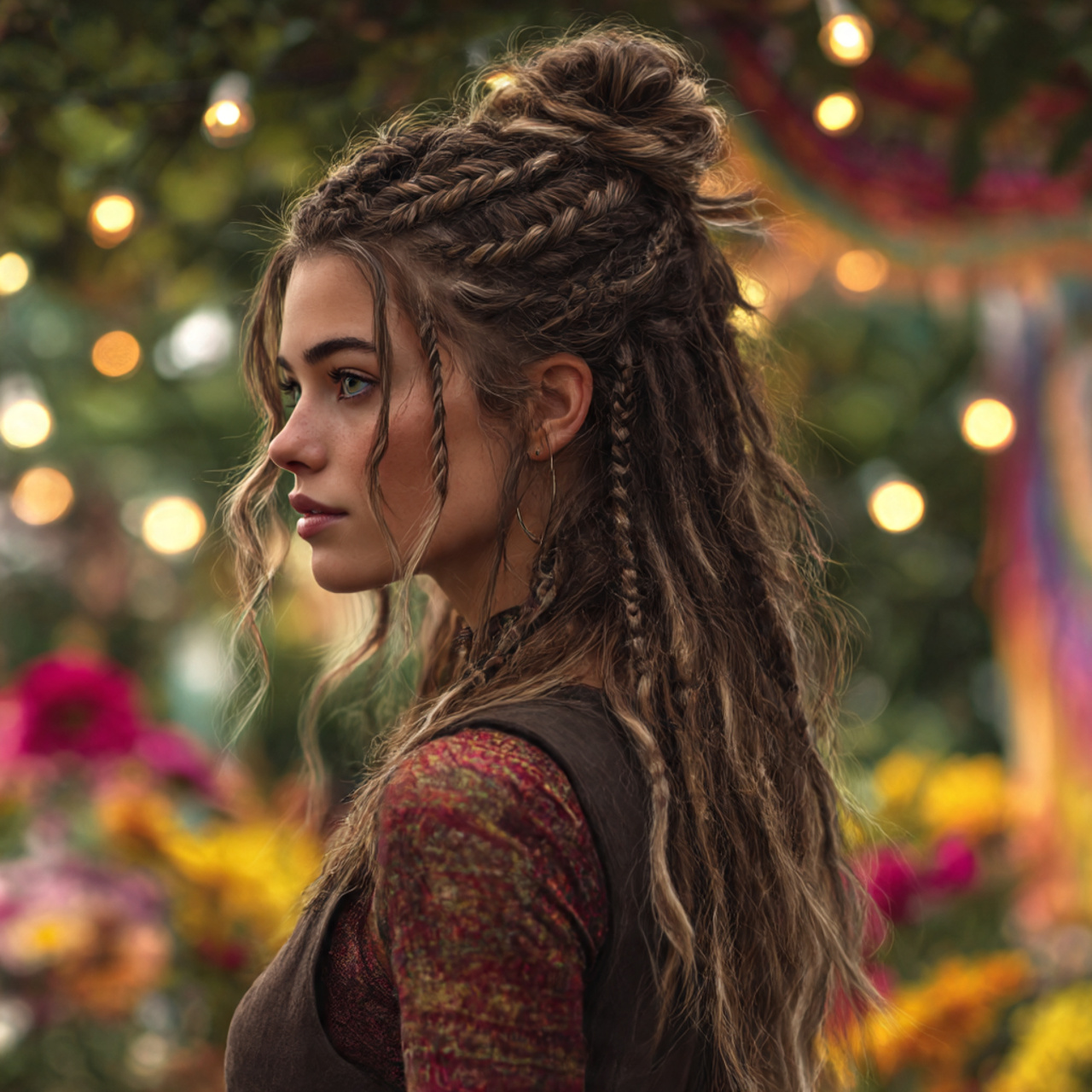 portrait of an attractive woman with a