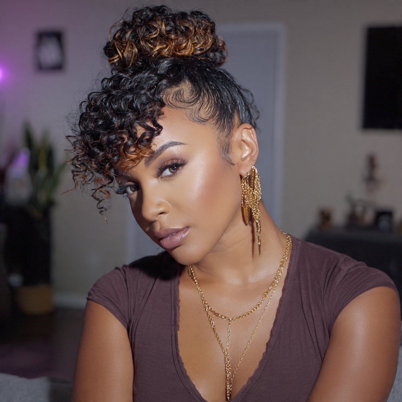 Hairstyles Deep Wave Hair: 20 Beautiful Styles for Volume, Shape, and Everyday Wear 15 protective deep wave updo for women