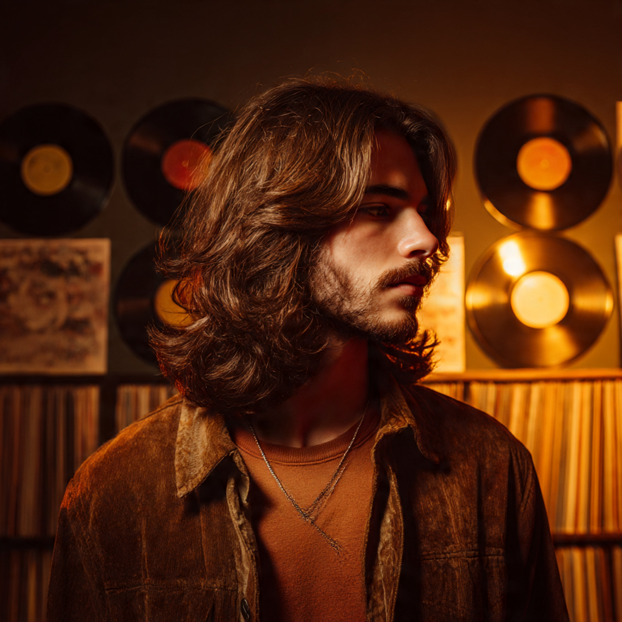 Master the Flow: 27 Long Haircuts for Men Ideas & Tips 25 realistic image of a man with a