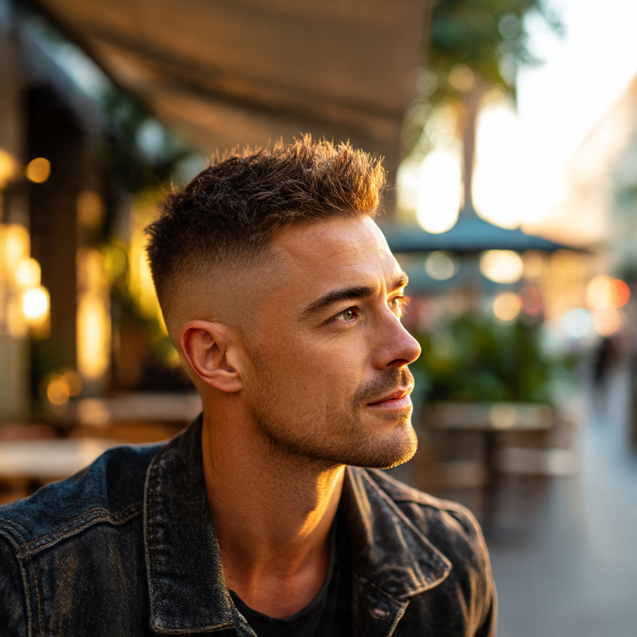 realistic image of a man with hot