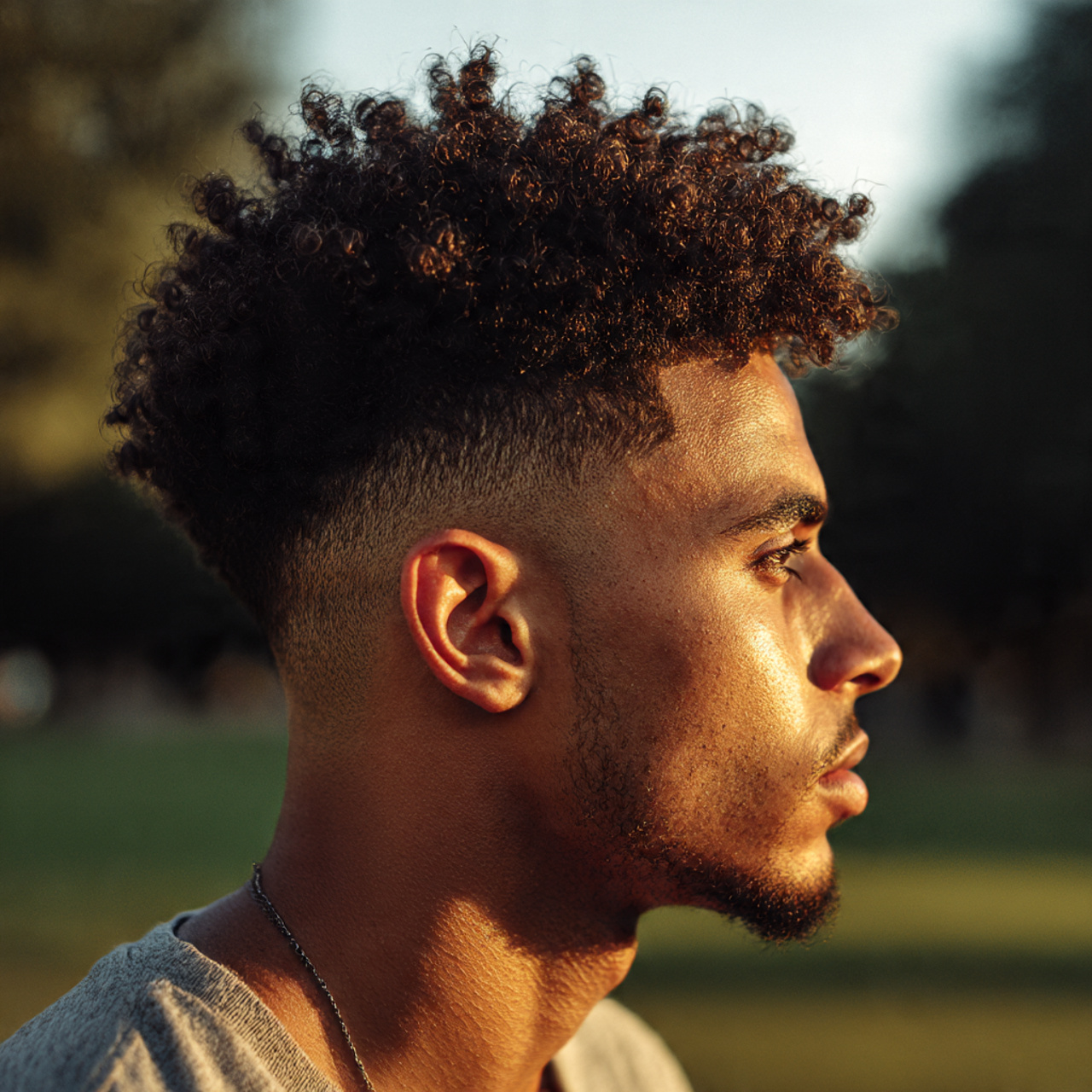 realistic image of a man with natural