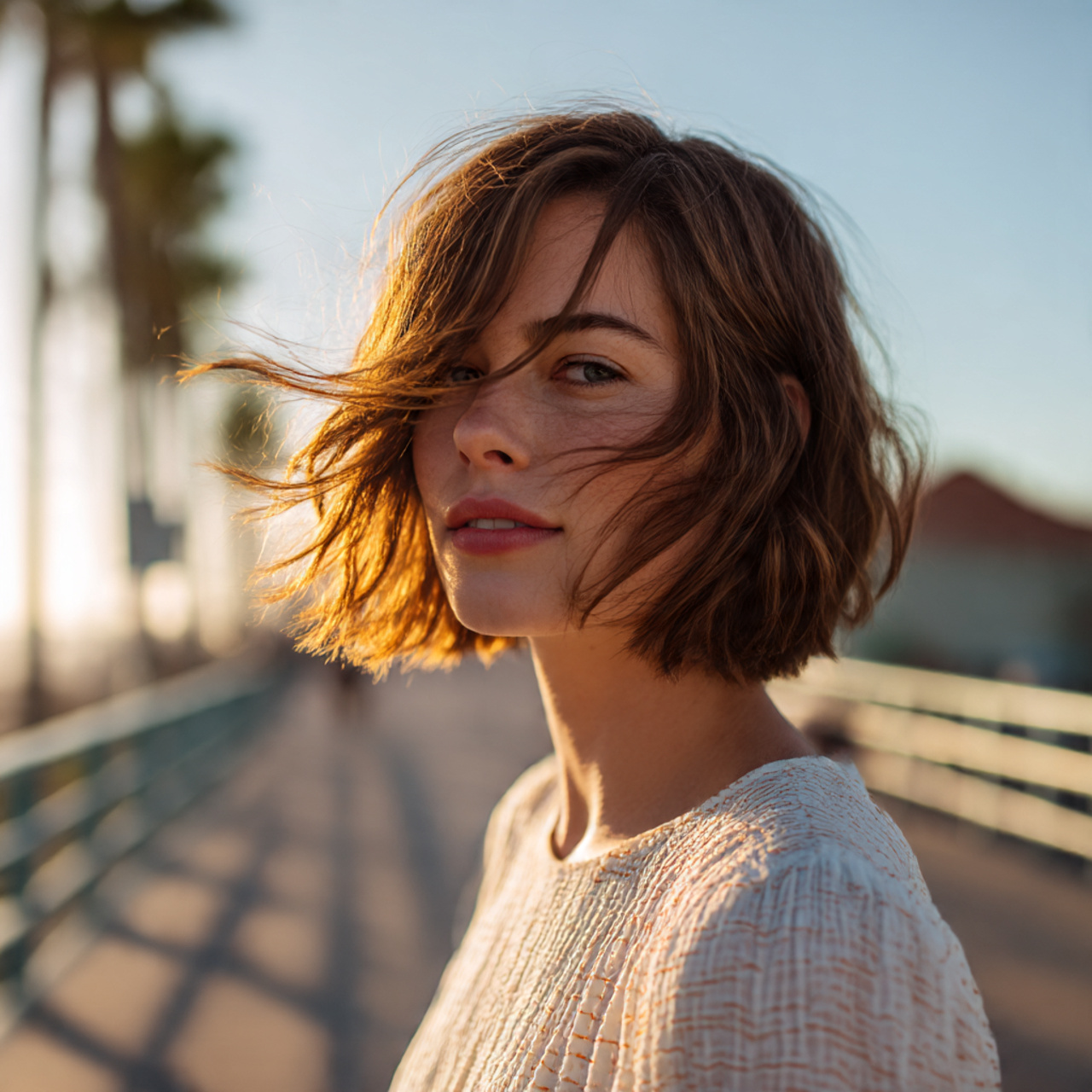 realistic image of a woman with a 2