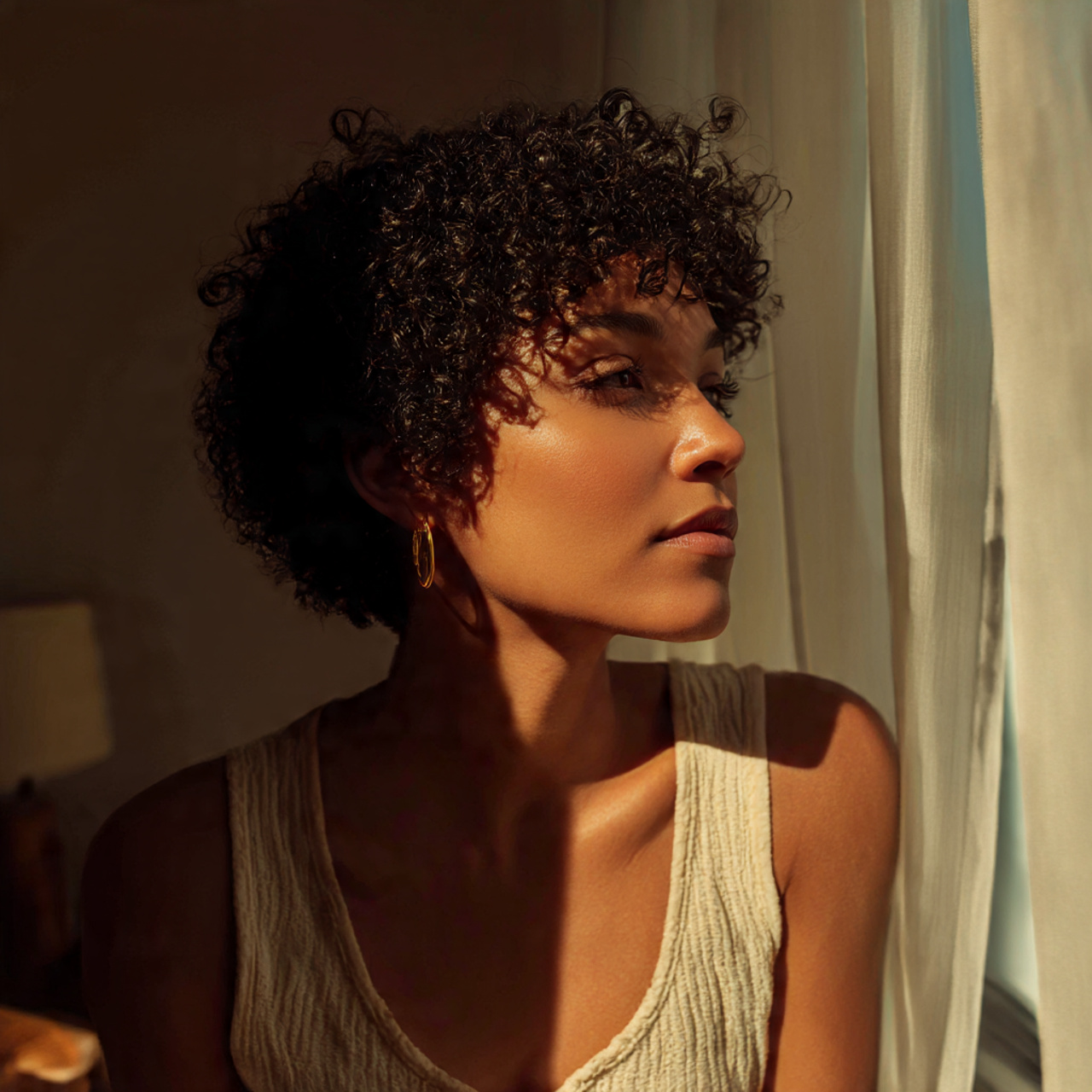 realistic image of a woman with a 5