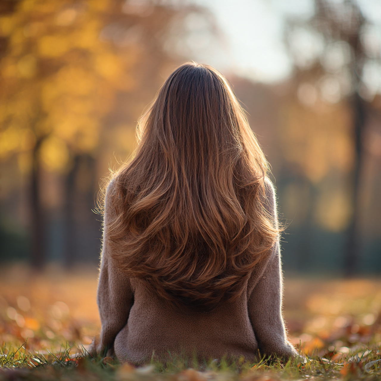 realistic image of a woman with long