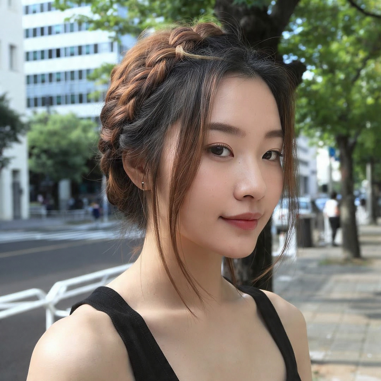 20 Rope Braid Hairstyles That Are Easy, Stylish, and Always in Trend 19 realistic image of an attractive women with 3