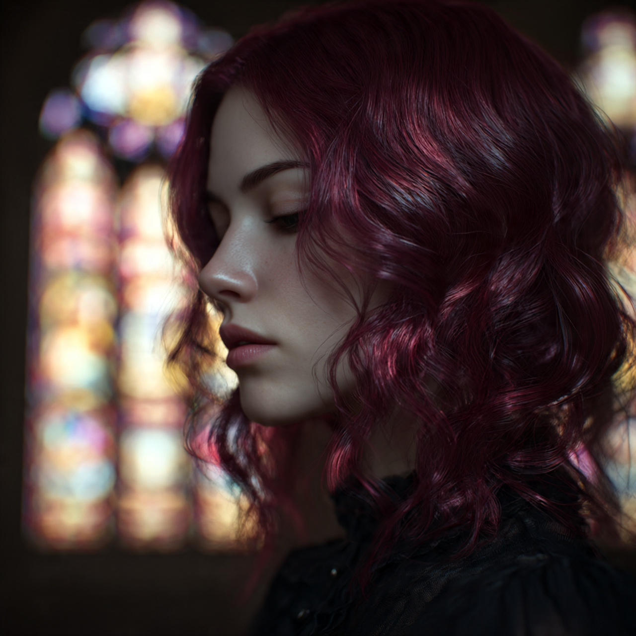 27 Iconic Vkei Haircut Ideas for an Edgy New Look 5 realistic portrait of a female character with