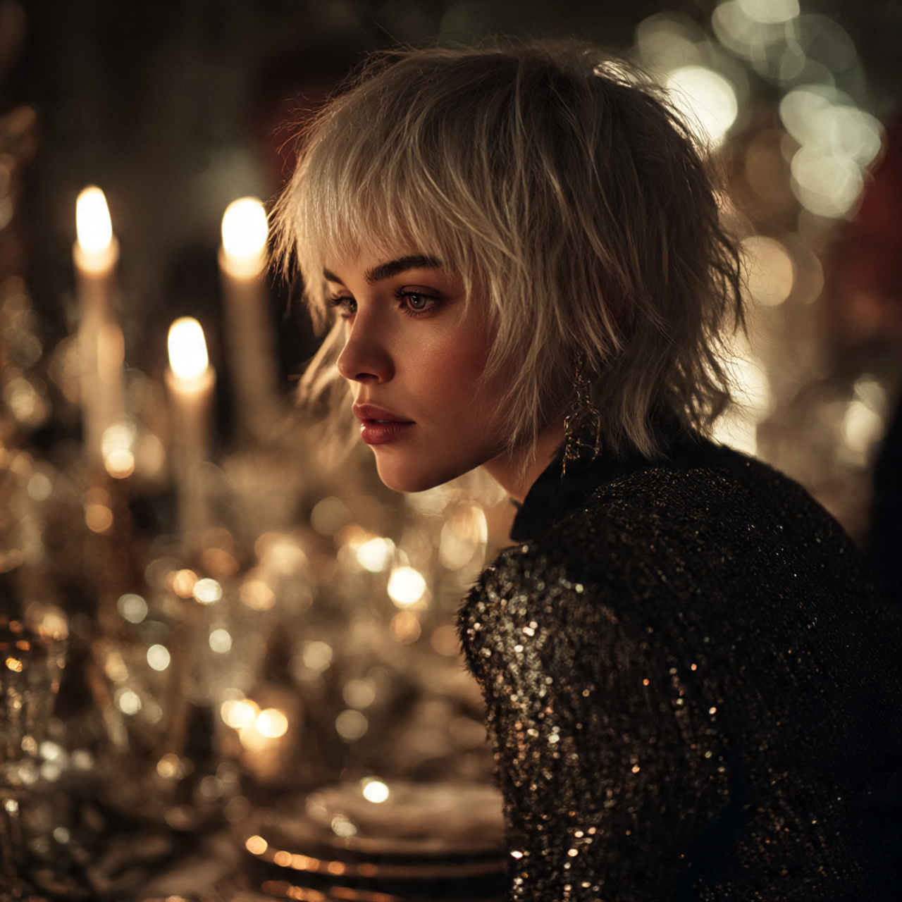 27 Wolf Cut for the Holidays Ideas: The Ultimate Guide 20 realistic portrait of a woman with a 2