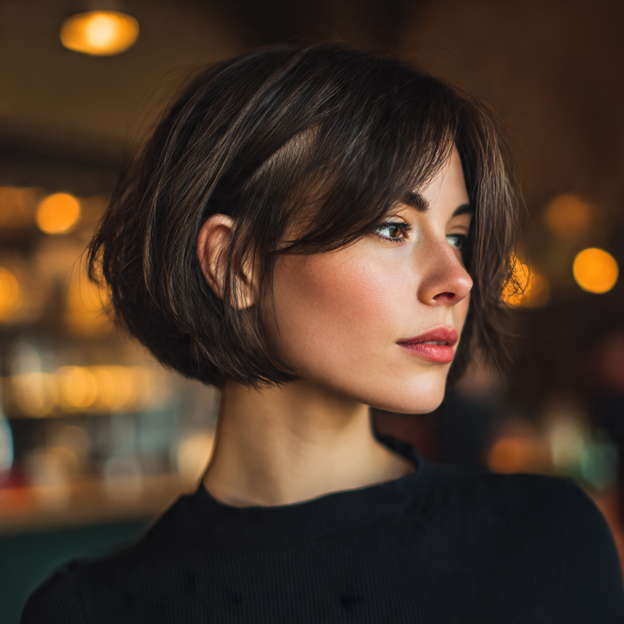 20 Stunning Side Shaved Hairstyles Ideas You’ll Love 9 realistic portrait of a woman with a 8