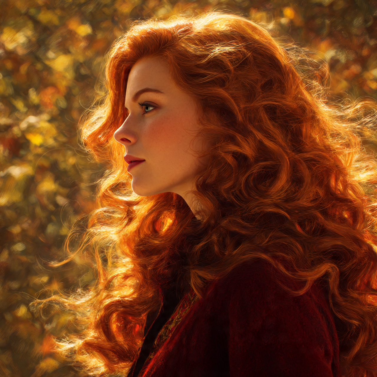 realistic portrait of a woman with spicy