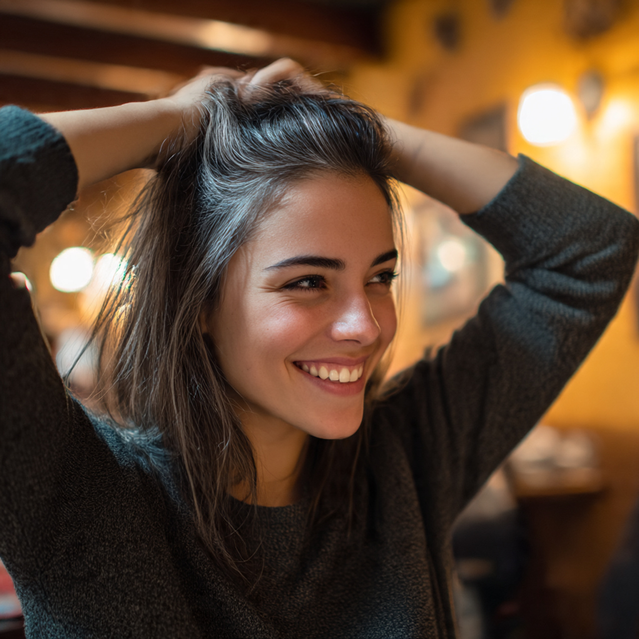 20 Silver Highlights Ideas for a Stunning New Look 13 realistic shot of a cheerful young latina