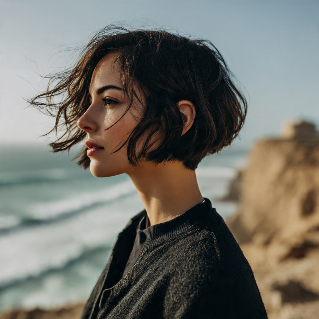 20 Undercut Bob Ideas for the Perfect Edgy Haircut 10 realistic shot of a woman with an