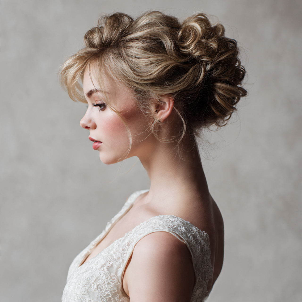 Best 30 Homecoming Hairstyles—Updos, Braids & Waves 29 romantic looped and pinned updo multiple soft