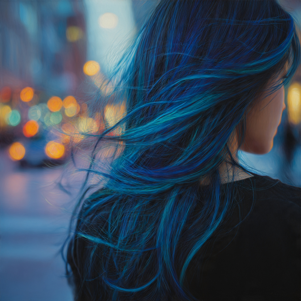 27 Gorgeous Peekaboo Hair Color Ideas Revealed To Enhance Looks 17 side view of a person with long