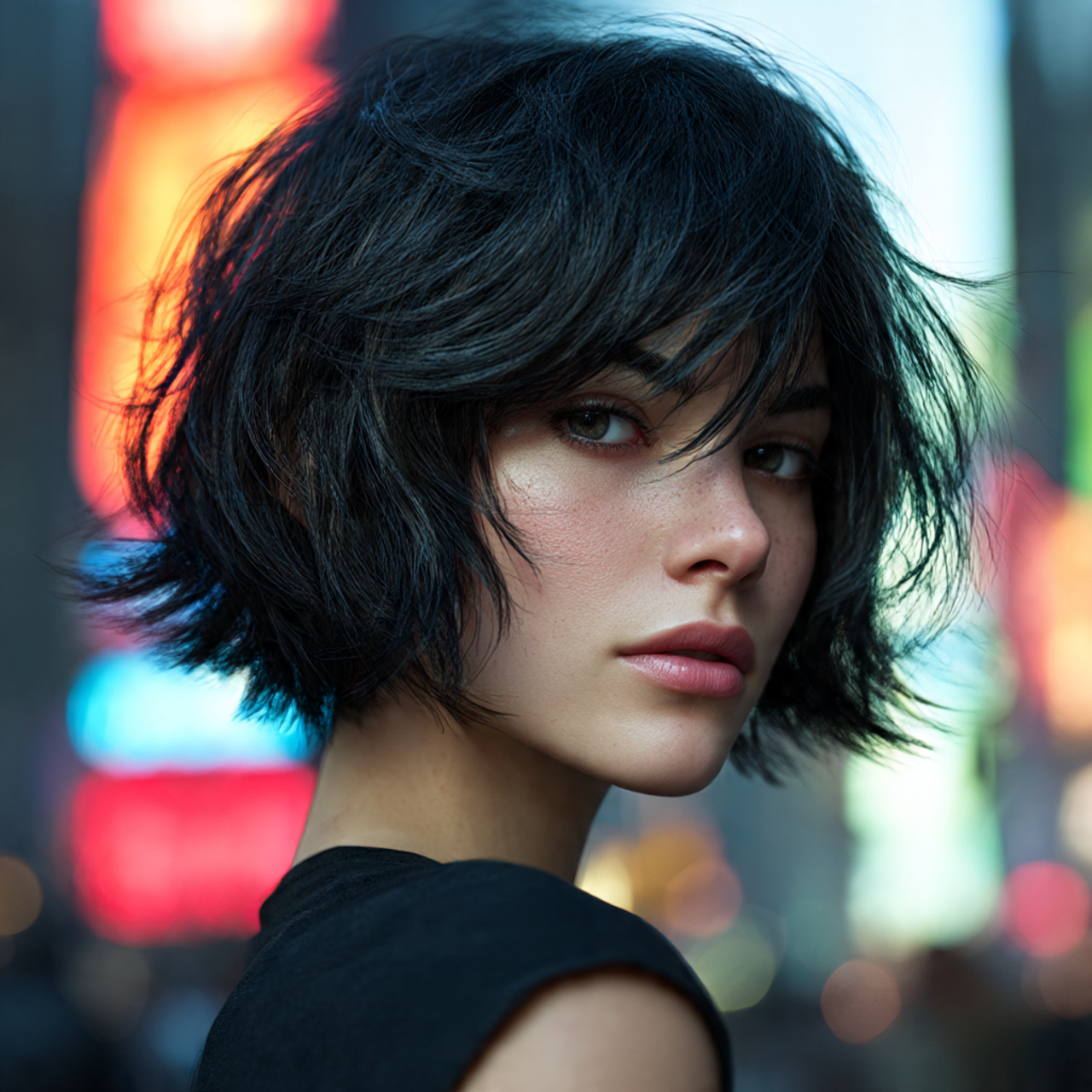 ultra realistic close up of a woman with a