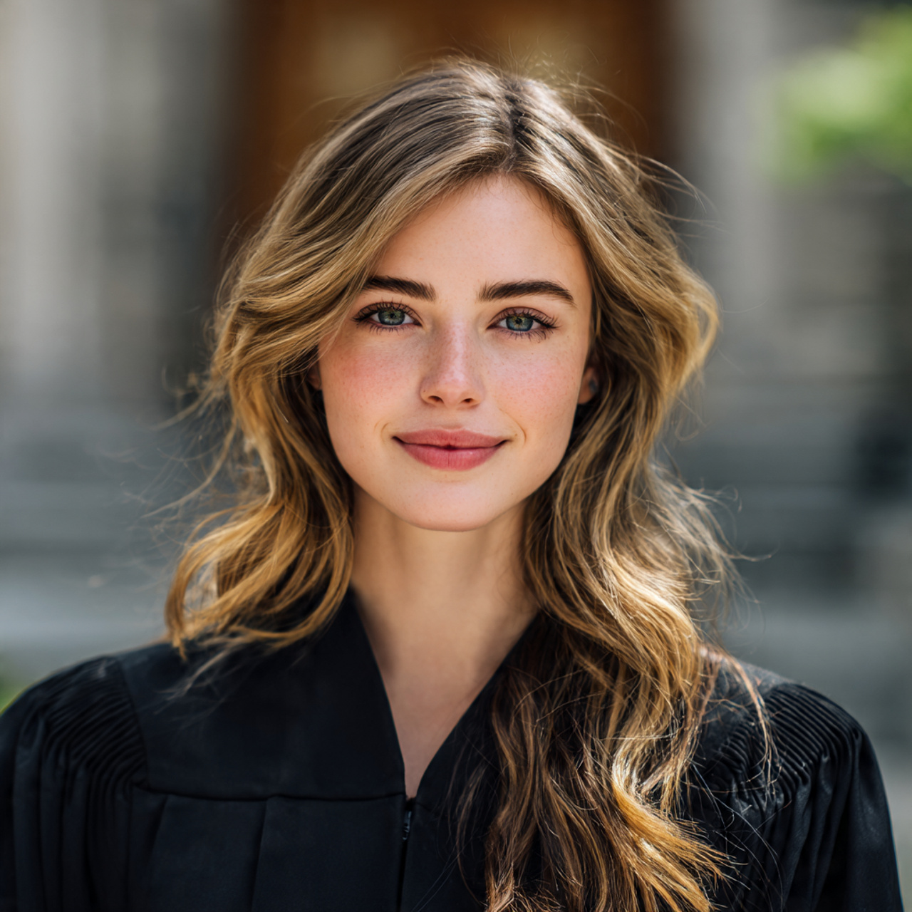 ultra realistic photo of a young woman with 1