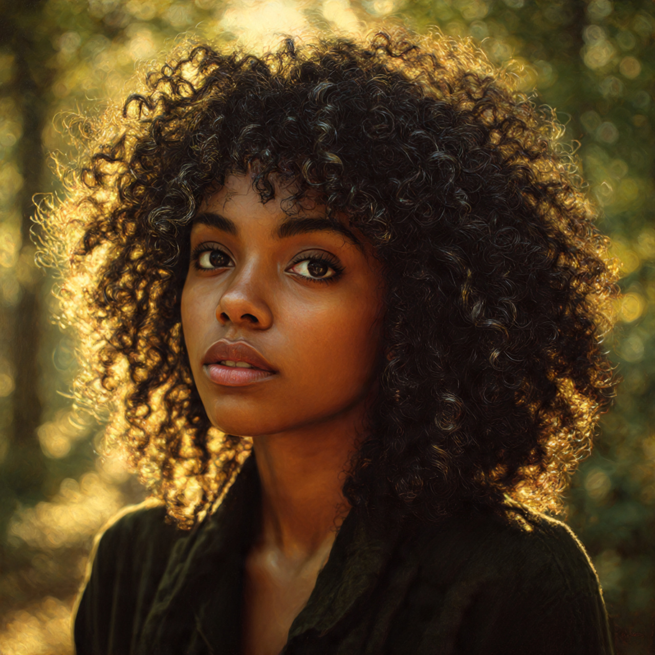 20 Silver Highlights Ideas for a Stunning New Look 14 ultra realistic portrait of a black woman with