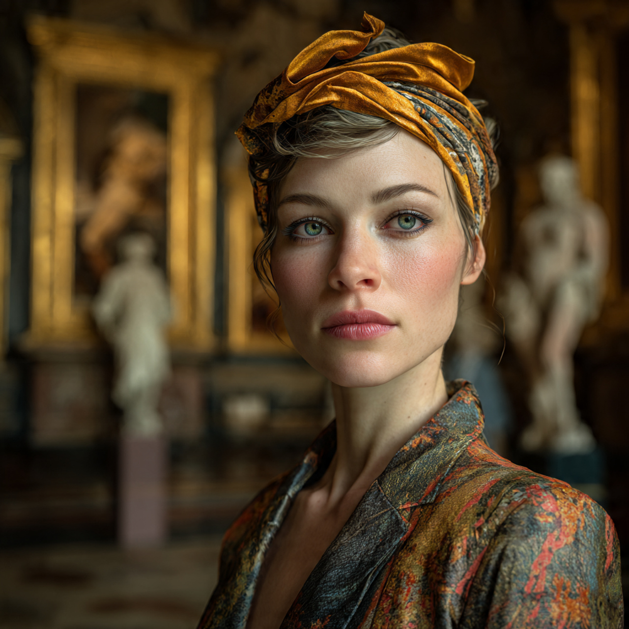 ultra realistic portrait of a fashionable woman