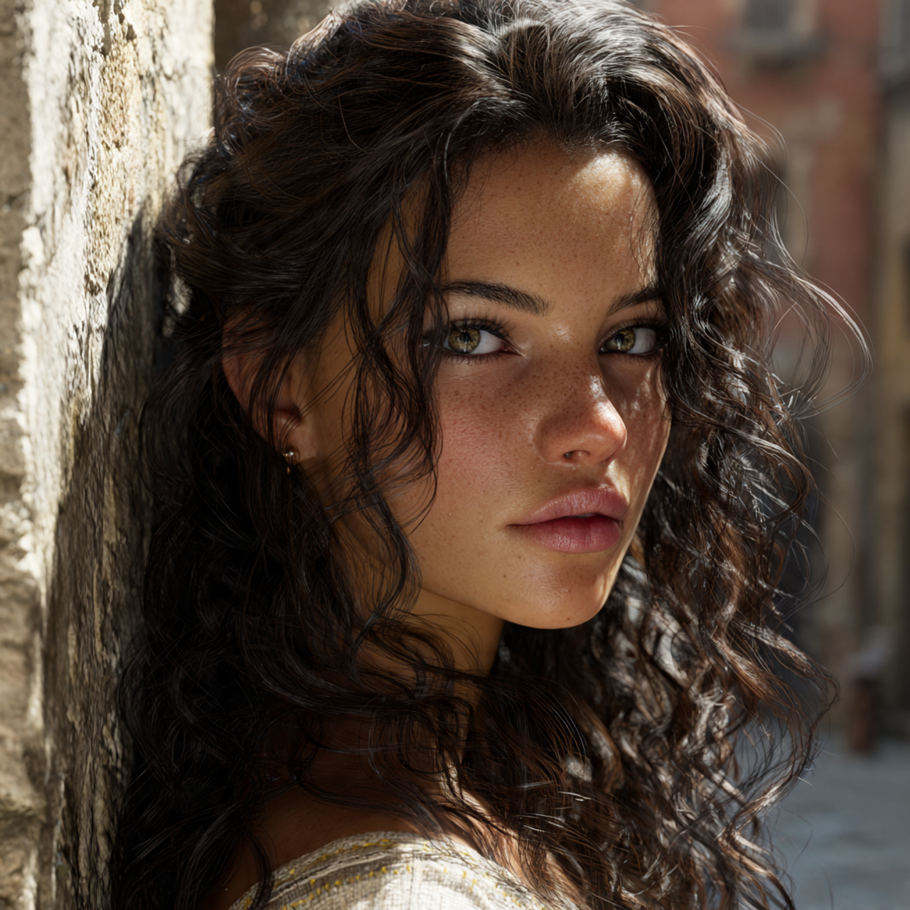 ultra realistic portrait of a gorgeous woman with