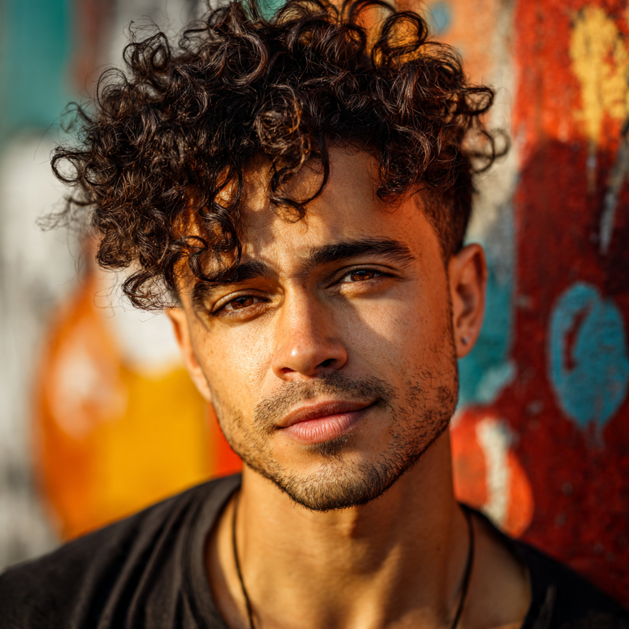 ultra realistic portrait of a handsome latino man