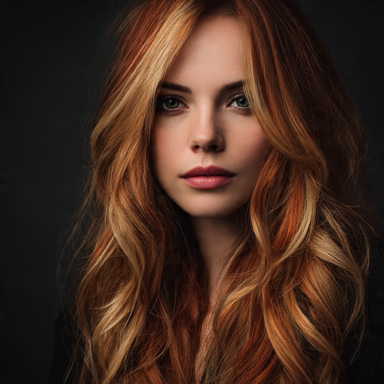 ultra realistic portrait of a model with calico