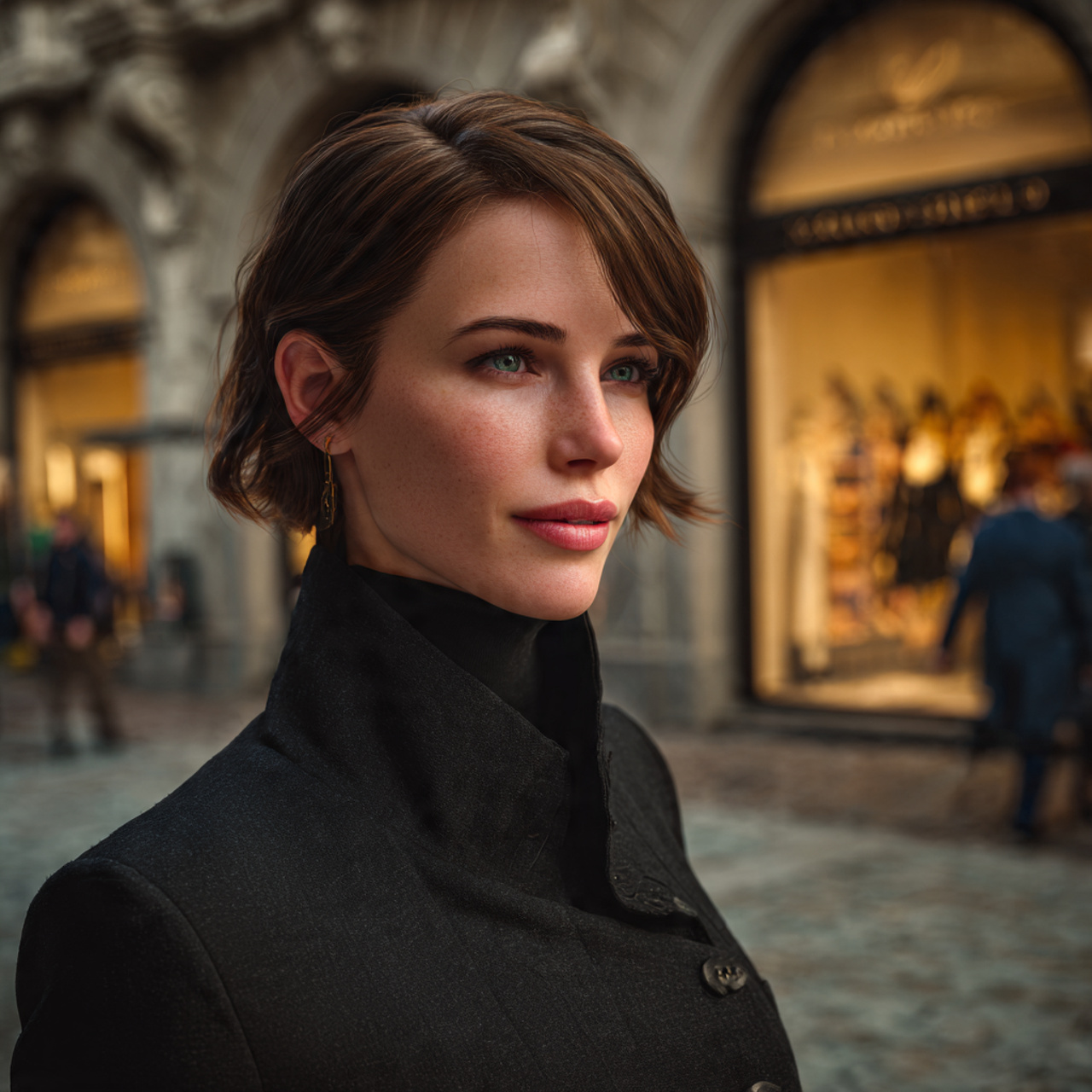 ultra realistic portrait of a modern elegant