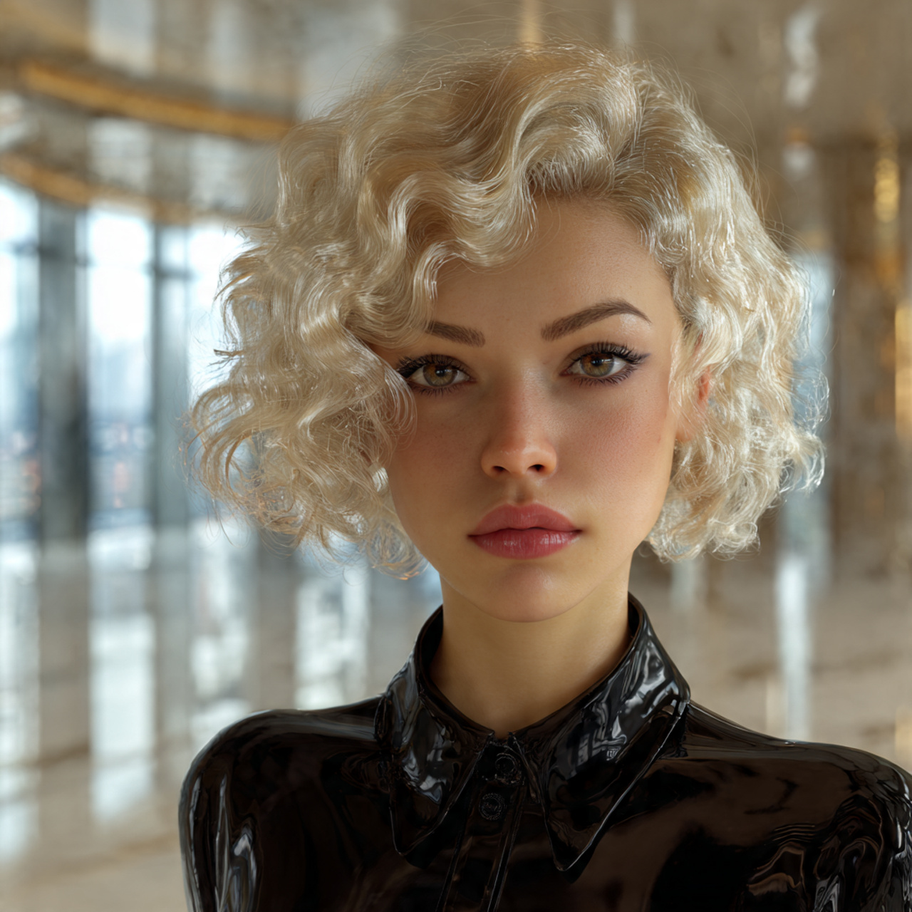 ultra realistic portrait of a modern woman