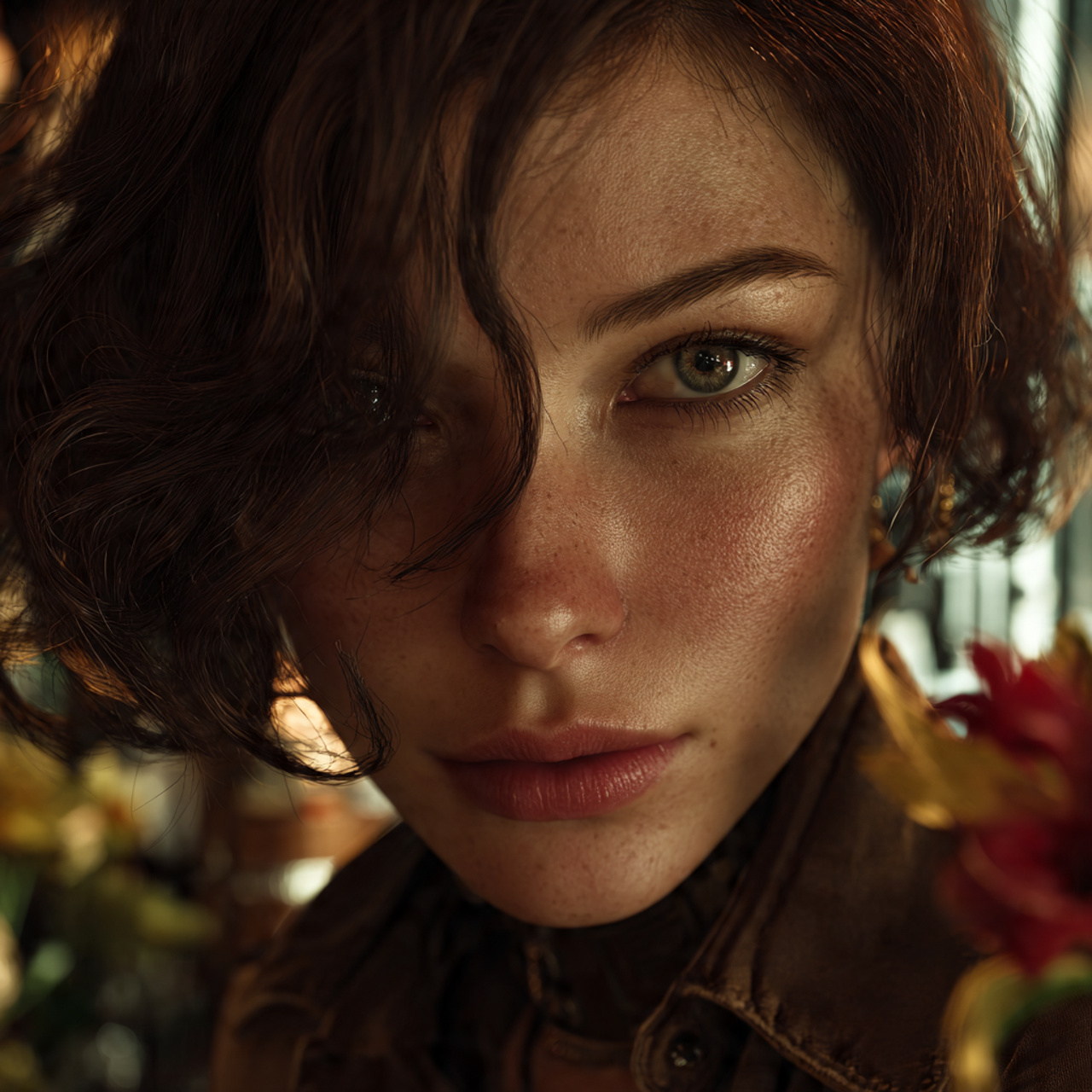 ultra realistic portrait of a stunning woman