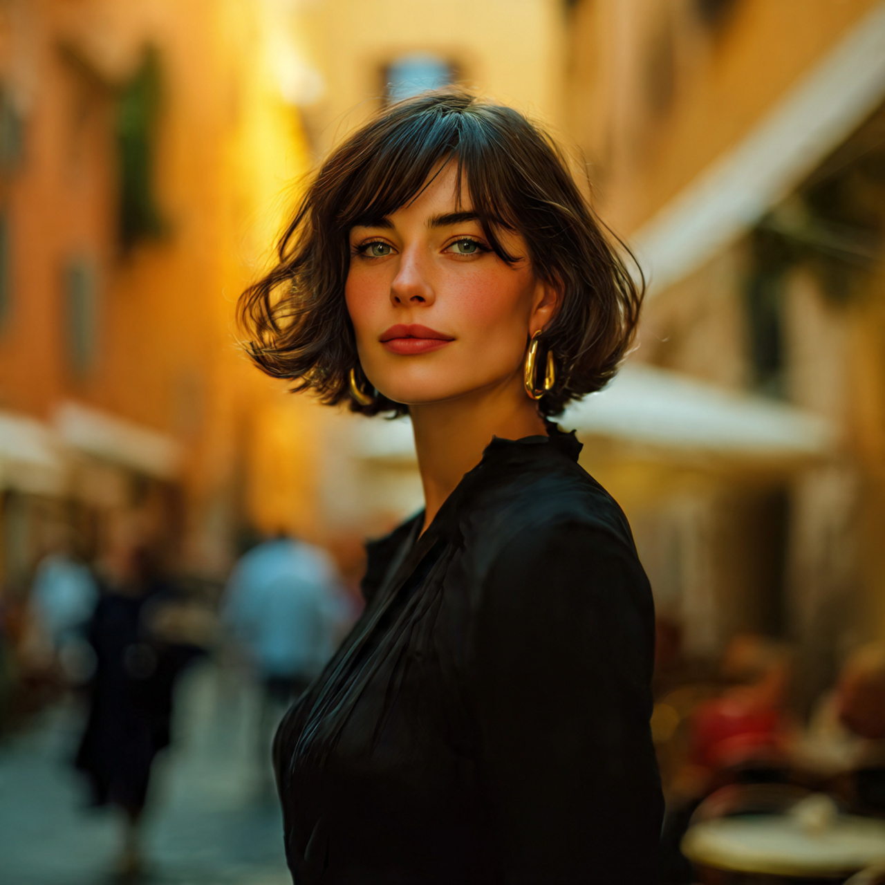 ultra realistic portrait of a stylish woman