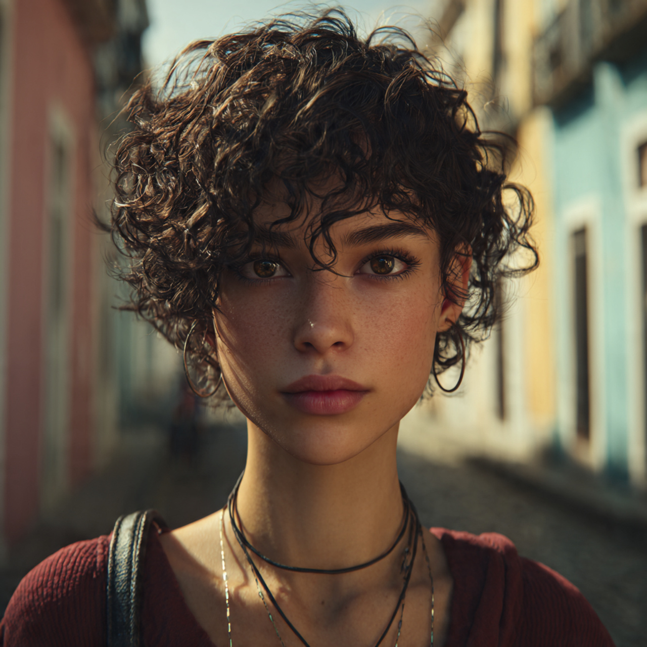 ultra realistic portrait of a woman with 1 1