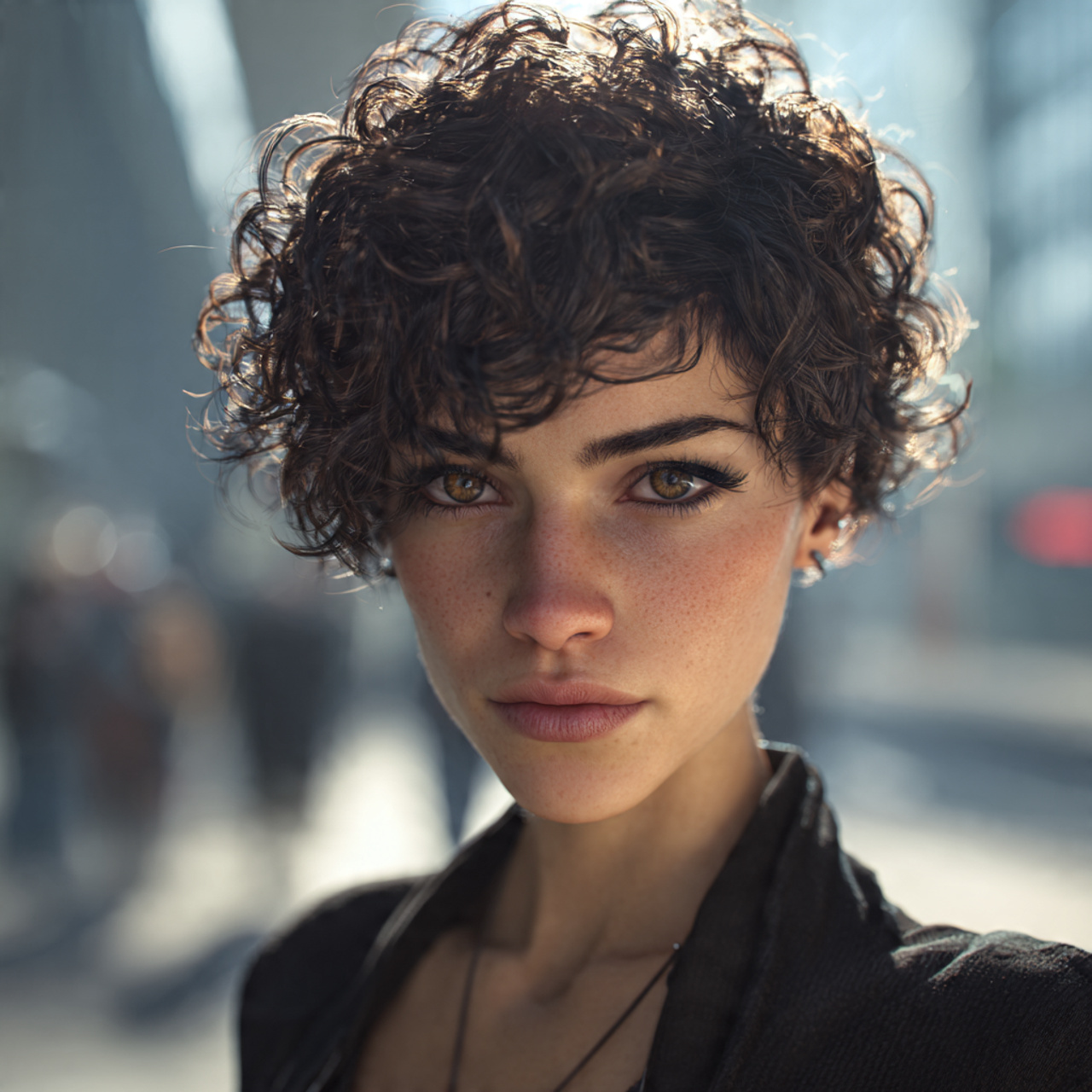 ultra realistic portrait of a woman with 3