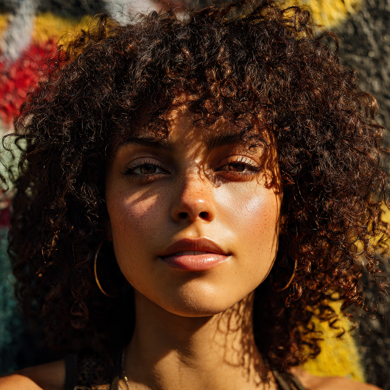 ultra realistic portrait of a woman with 4