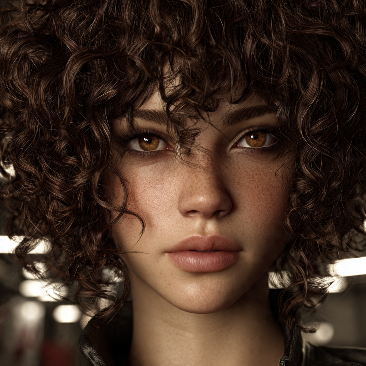 ultra realistic portrait of a woman with 5