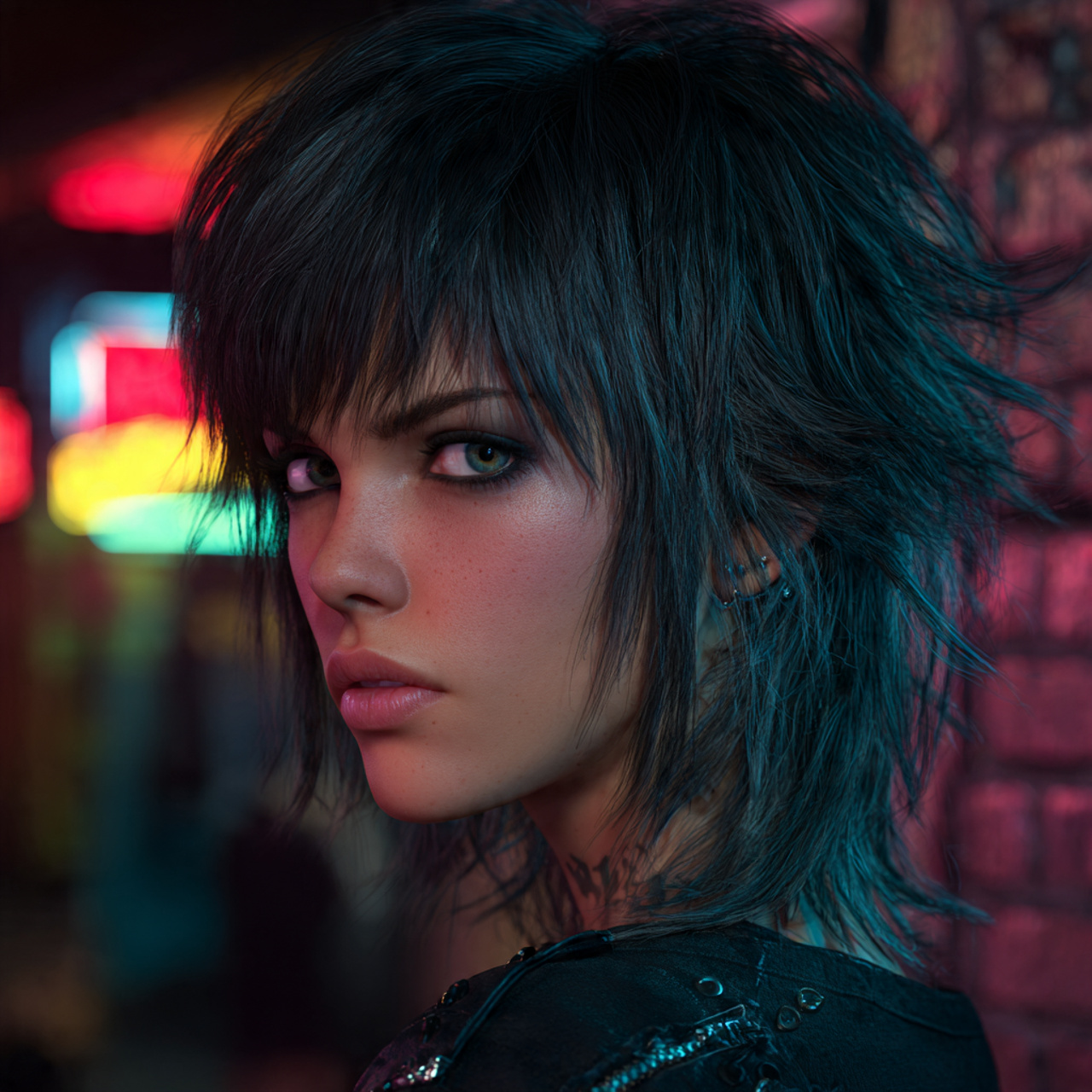 ultra realistic portrait of a woman with a 5 1