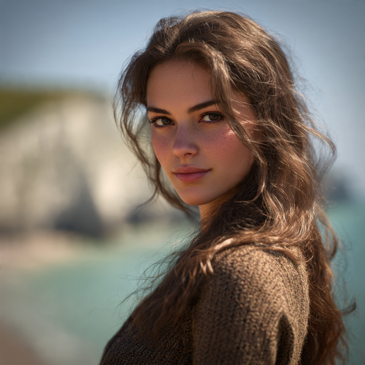 ultra realistic portrait of a woman with soft 2