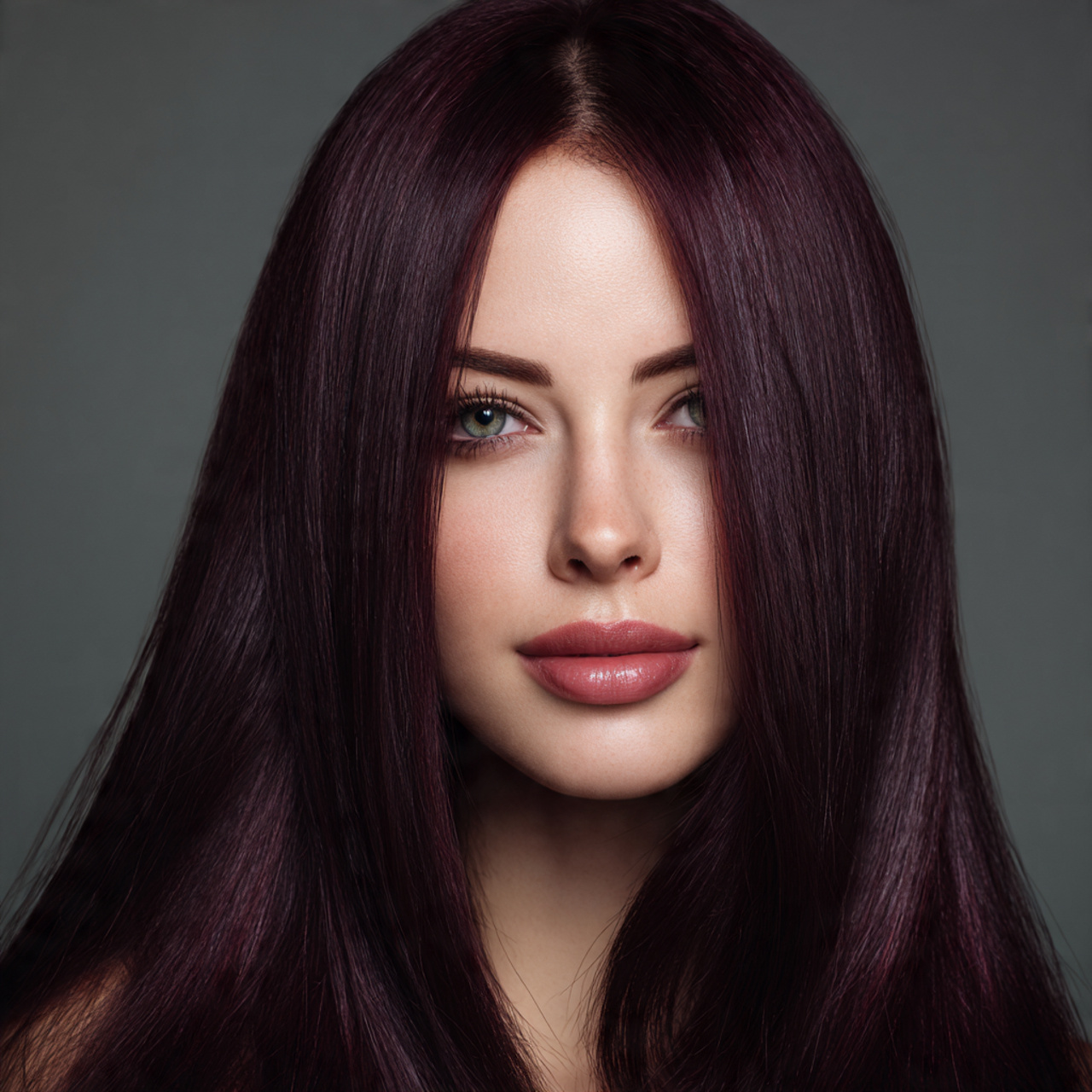 ultra realistic portrait of a woman with solid