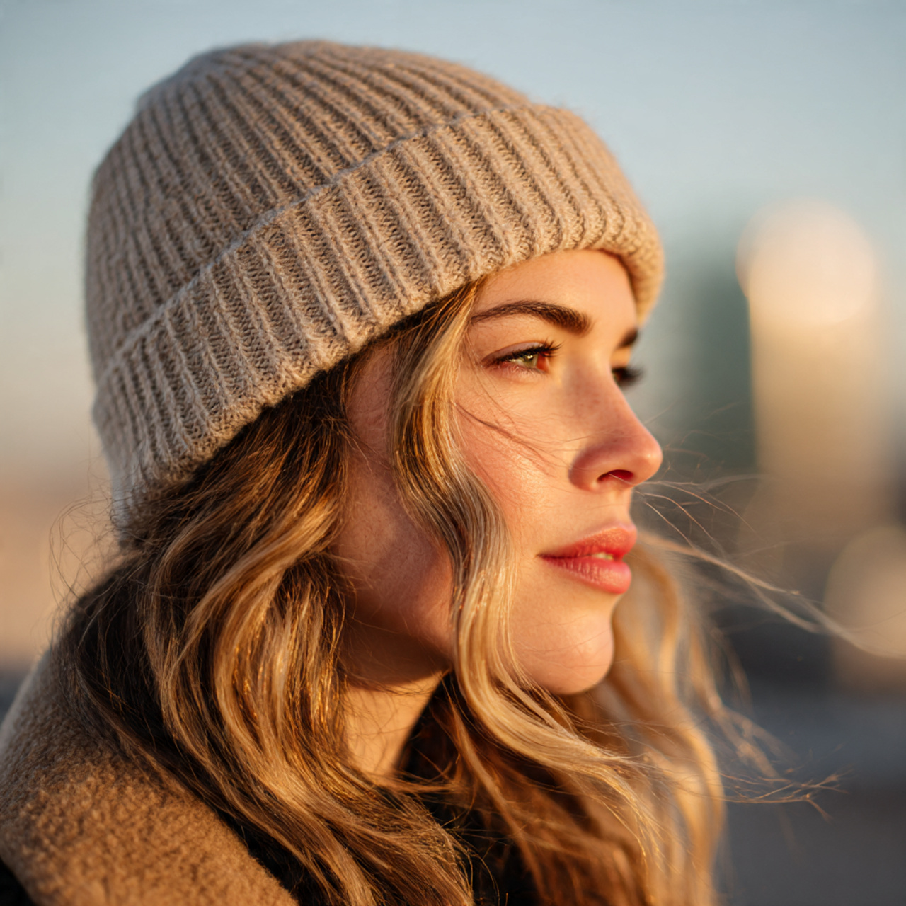 ultra realistic shot of a woman with defined