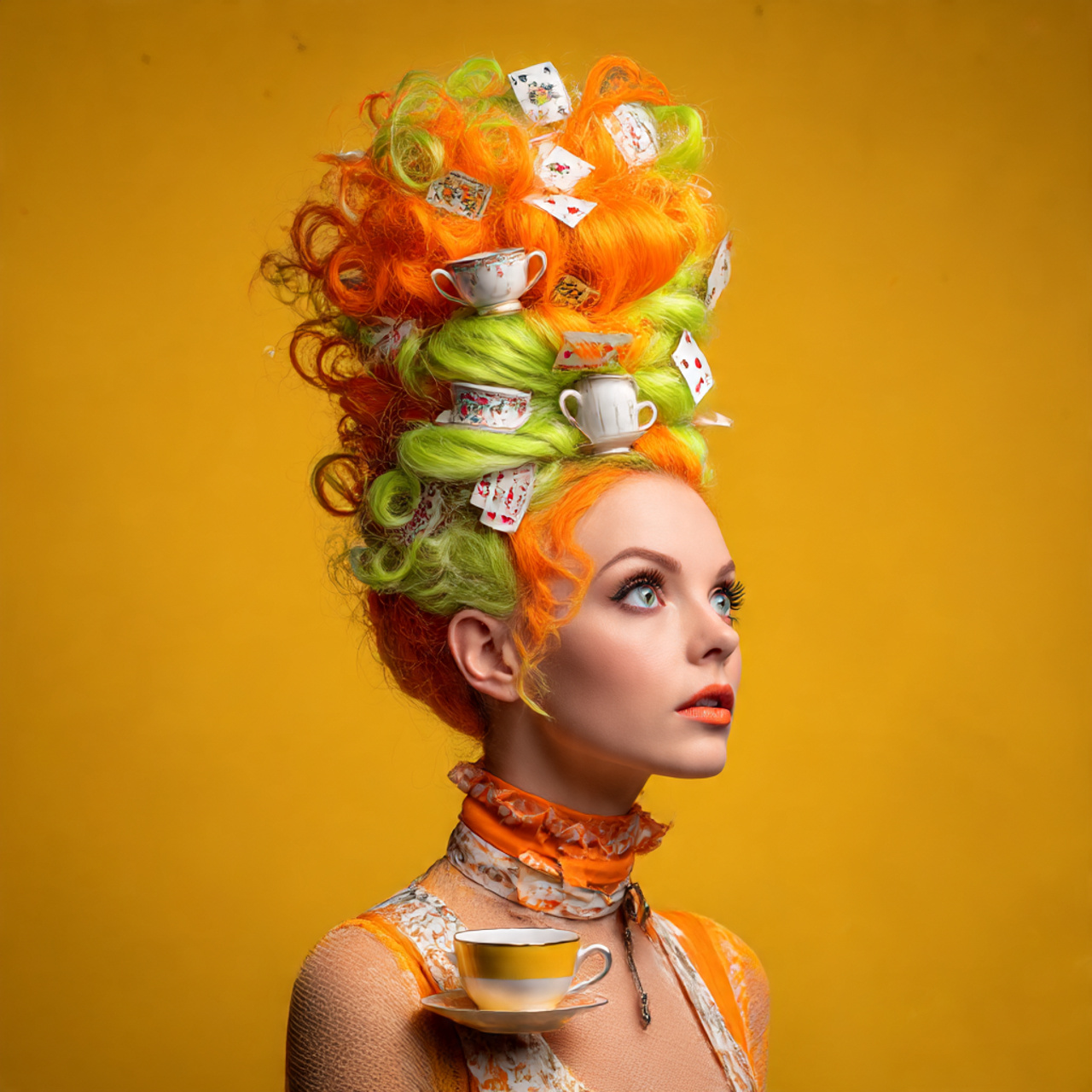 whimsical halloween hair ideas tall gravity defying