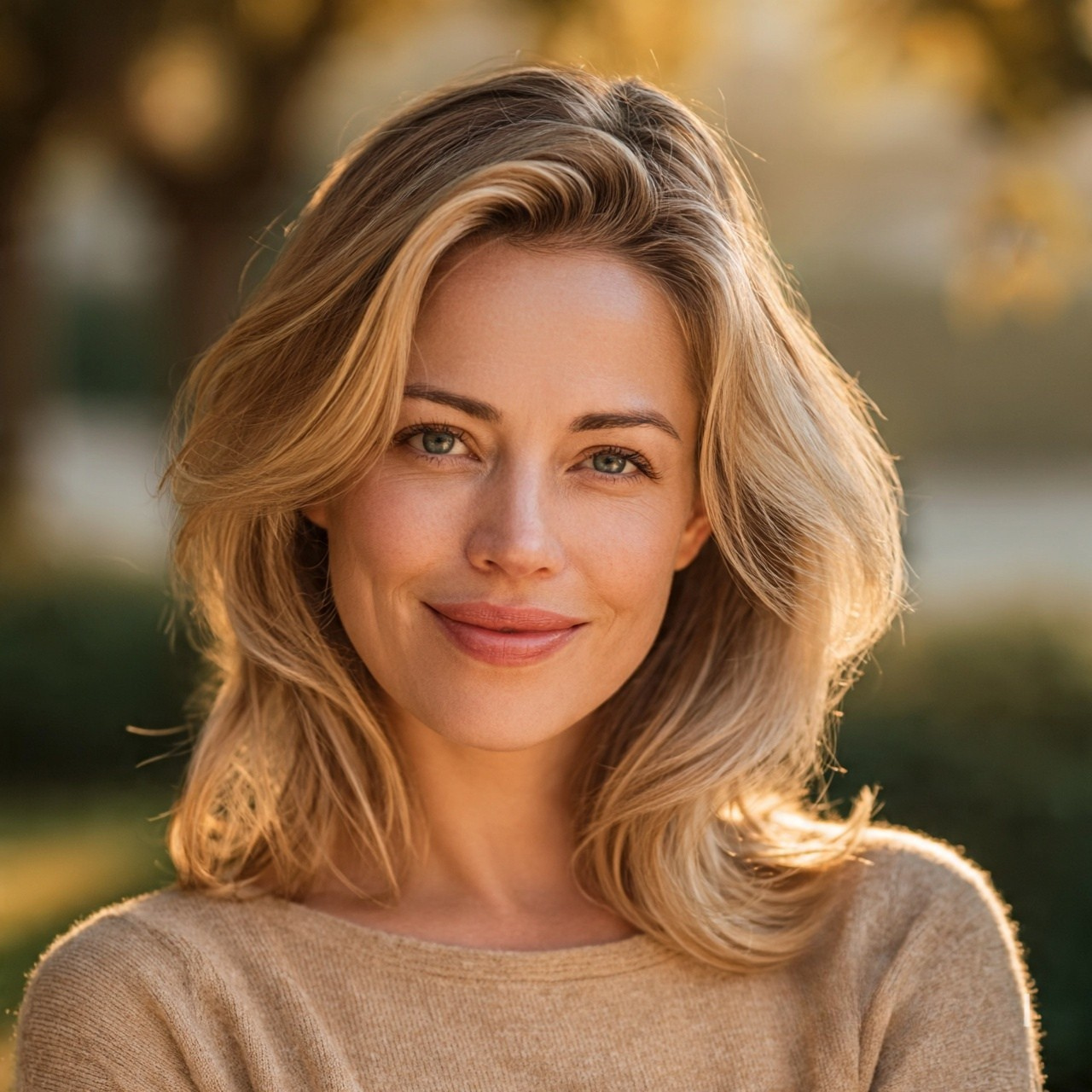Soft Layered Cut with Side Part