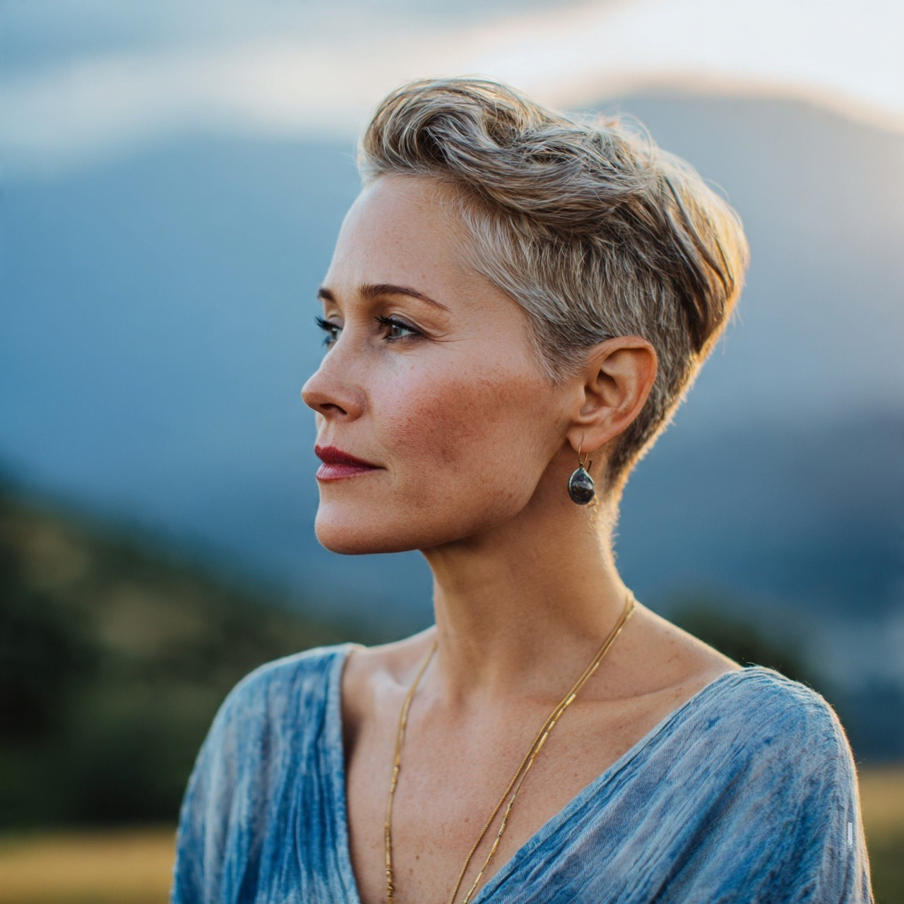 Tapered Short Cut for Fine Hair