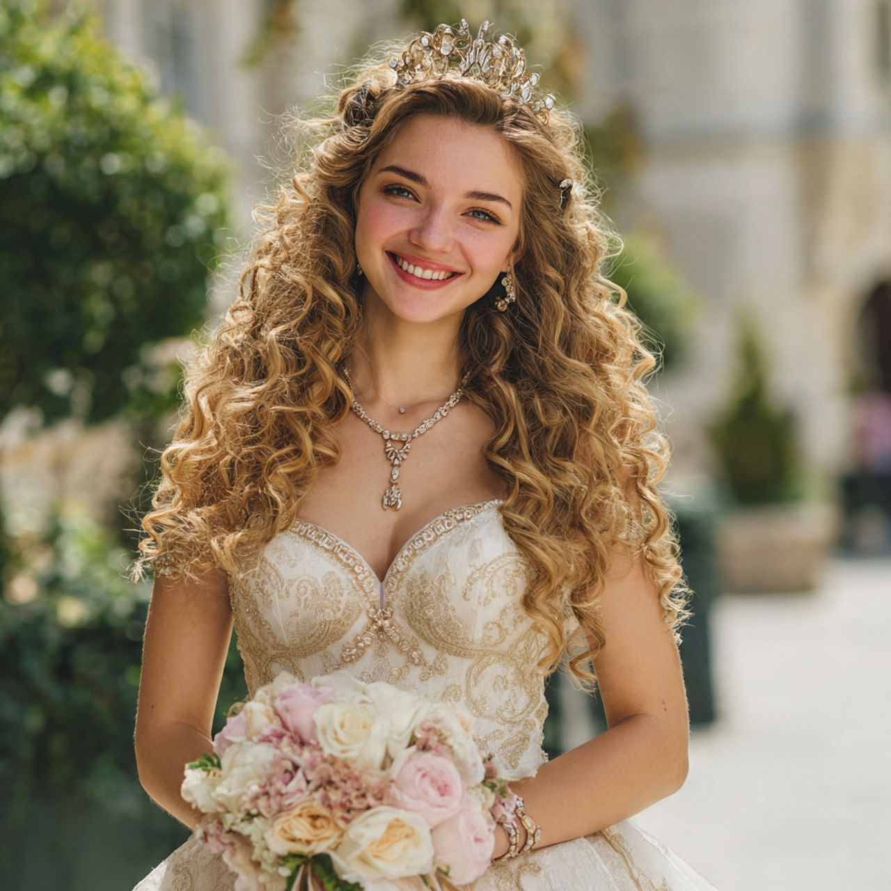 Wedding Hairstyles for Curly Hair: 14 Superb Bridal Looks 5 Wedding Hairstyles for Curly Hair